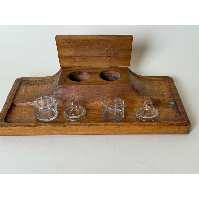 Brown Anthroposophical Desk Organizer, 1930s For Sale - Image 8 of 12