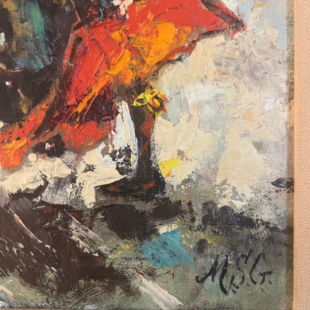 Oil on Canvas on Board Framed Sighed 20th Century Toreador For Sale In Washington DC - Image 6 of 10