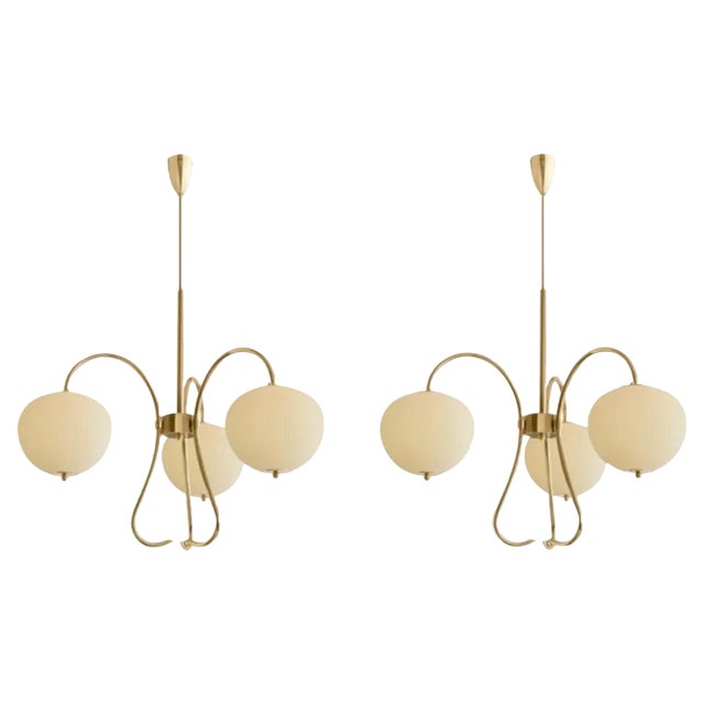 China 03 Triple Chandeliers by Magic Circus Editions, Set of 2 For Sale