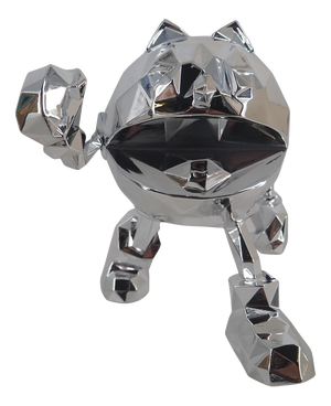 Silver Resin Pac-Man from Richard Orlinski