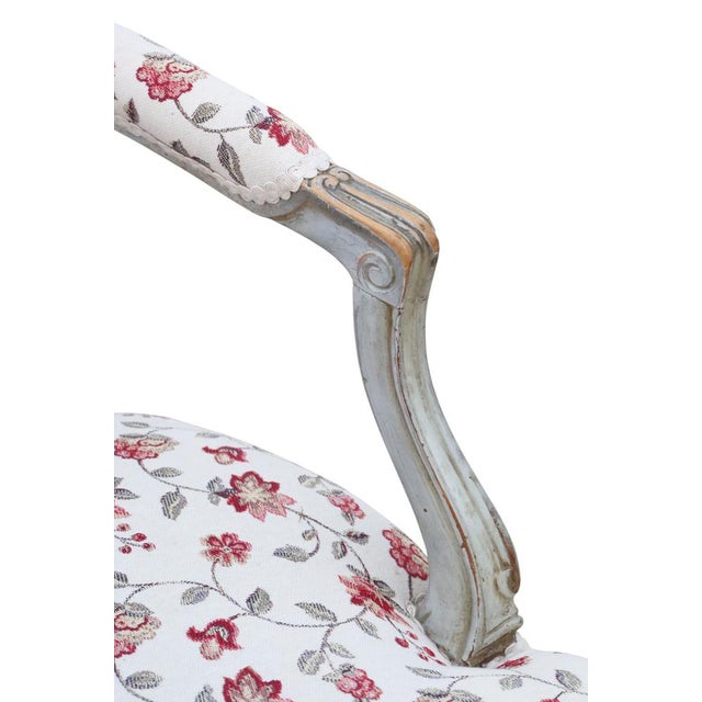 Antique French Painted Armchairs, 1900, Set of 2 For Sale - Image 9 of 11