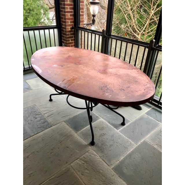 Arhaus Copper Top Dining Table Chairish