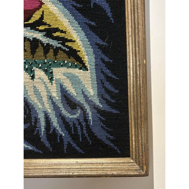 Vintage Night Flower Tapestry, 1970s For Sale - Image 9 of 11