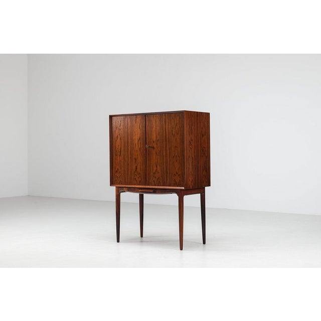 Bar Cabinet in Rosewood by Illum Wikkelso for C. F. Christensen, Denmark, 1960 For Sale - Image 3 of 18