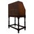 Antique Early 20th Century English Jacobean Oak Bureau For Sale - Image 6 of 14