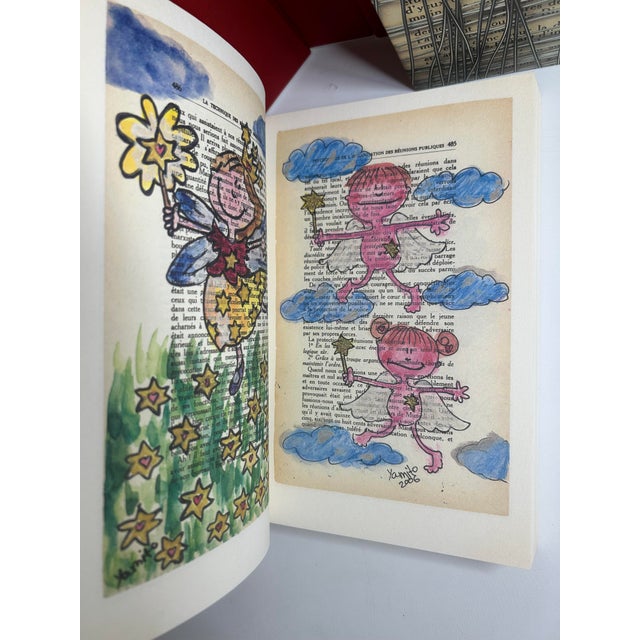 2000s Illustrated Quarto, Linda Ellia's Notre Combat, Signed - 1 Book For Sale - Image 9 of 14