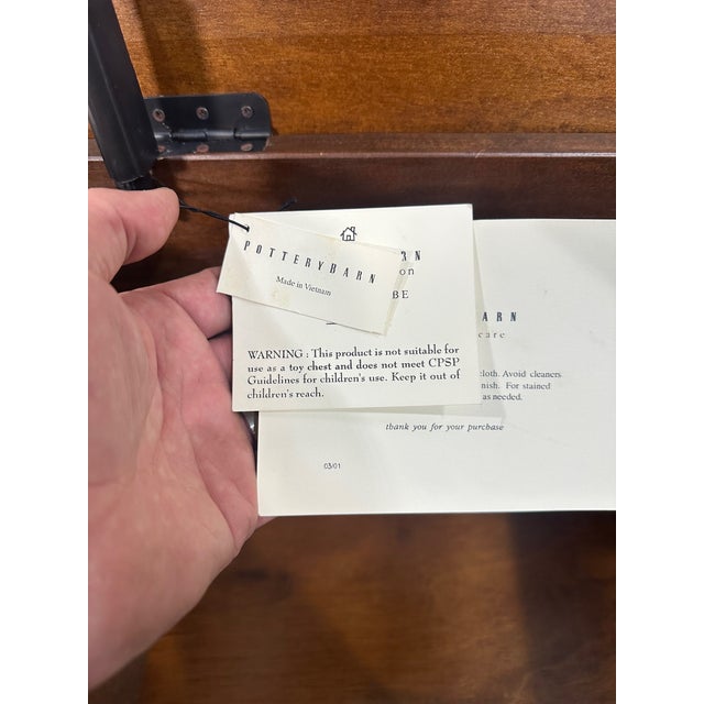 Looking for storage that’s both stylish and smart? This pair of Pottery Barn wood storage cubes is the ideal blend of...