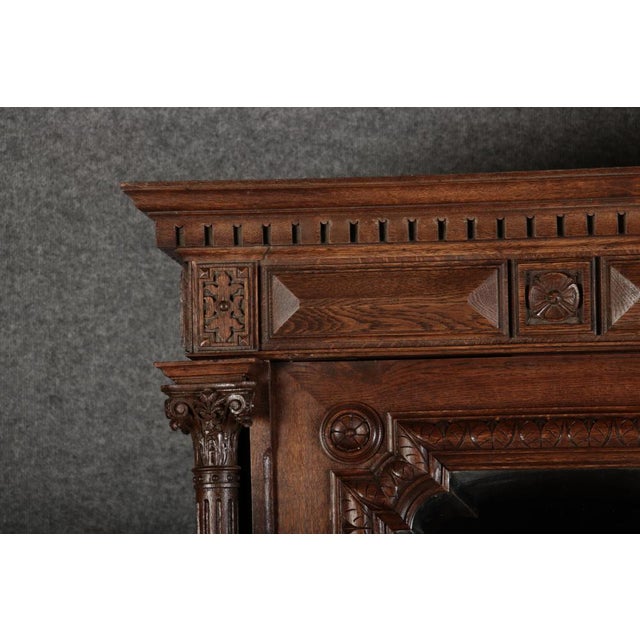 Antique Wilhelminian Oak Cabinet, 1880s For Sale - Image 17 of 18