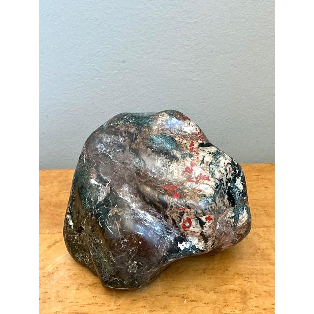 Vintage Polished Jasper Rock For Sale In West Palm - Image 6 of 18
