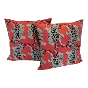 Tiger Motif Pillows- Set of 2
