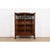 Late 19th Century R. J. Horner Style Antique American Empire Oak Bow Front Bookcase Cabinet With Lion's Paw Feet, Circa 1890 For Sale - Image 5 of 12
