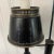 Black Antique Toleware Black Floor Lamp With Double Glass Chimney Lights and Original Metal Shades For Sale - Image 8 of 12