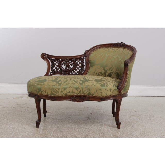 Age: C.1930s Details: Ornate Carved Details Fine Carved Details High Quality Construction Small Petite Size Clean Quality...