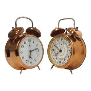 20th Century German Alarm Clocks Mauthe and Wehrle - Set of 2