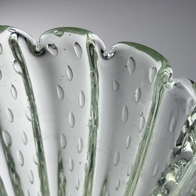 Vintage Murano Glass Vase by Barovier & Toso, Italy 1930-40s For Sale - Image 9 of 18