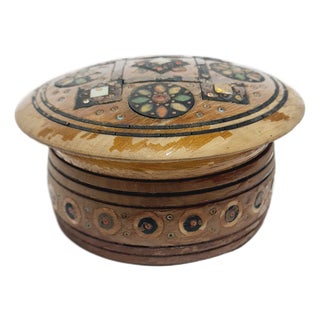 Vintage Hucul Wooden Box, 1950s For Sale