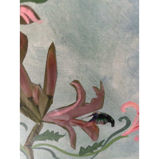 Sculpture Materials Mixed Media Painting & Collage Titled Spring Is on Her Mind For Sale - Image 7 of 12