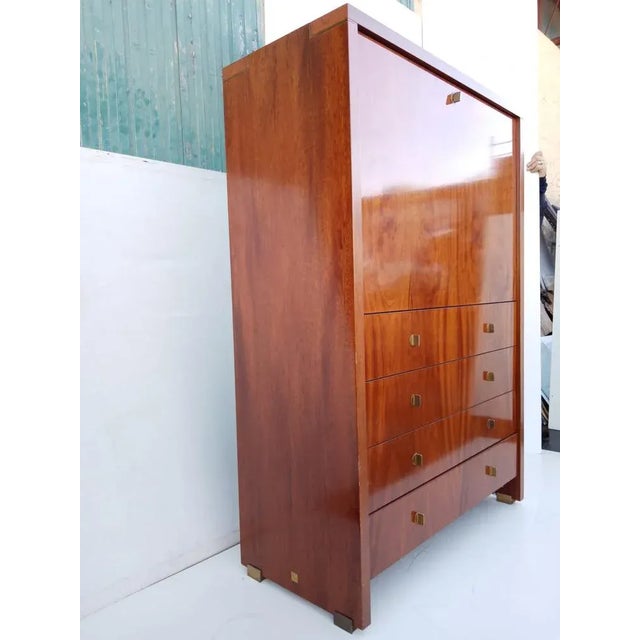 Wood Secretary by Pierre Balmain, France, 1980 For Sale - Image 7 of 12
