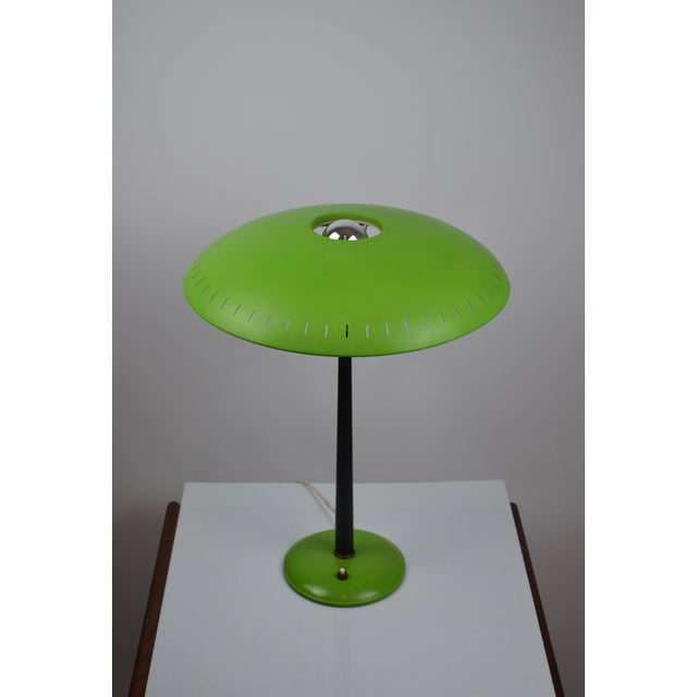 Green Table Lamp by Louis Kalff for Philips, Netherlands, 1960s For Sale - Image 15 of 18