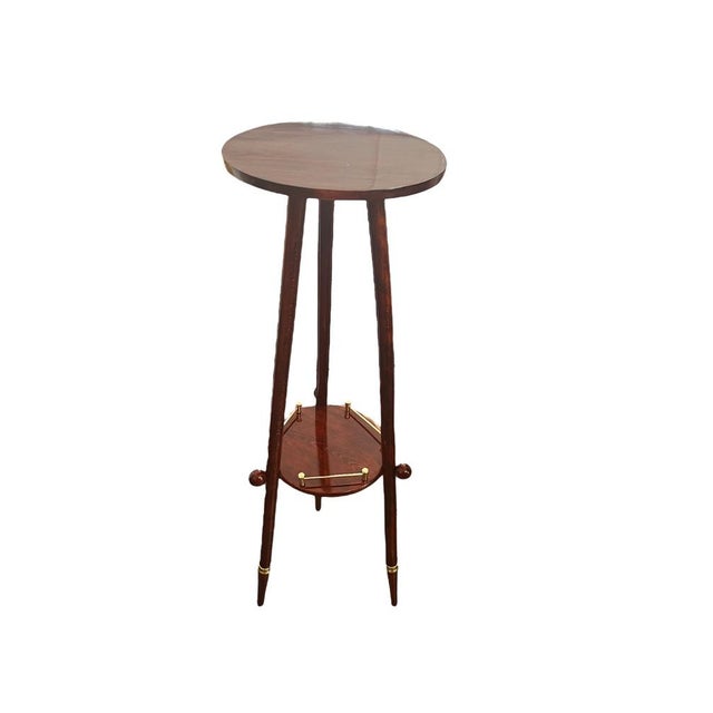 Wood Vintage Flower Table, 1900s For Sale - Image 7 of 7