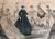 Antique 19th Century Fashion Hand Colored Fashion Magazine Advertisements - Framed Pair For Sale In Austin - Image 6 of 9