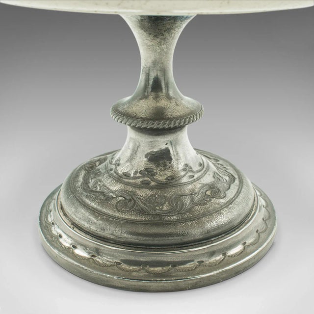 1920s Antique Decorative Serving Set, English, Ceramic, Cake Stand, Bon Bon Dish For Sale - Image 6 of 13