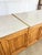 Double-Sided Pharmacy Counter in Marble and Chestnut Wood, 1900 For Sale - Image 4 of 18