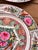 Vintage Chinese Famille Rose Canton Porcelain Dinner Plates For Sale - Image 10 of 12