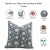 Fabdivine Throw Pillow Cover 26x26 Inch Handmade Block Print Cushion Thick Cotton White- Aradhna For Sale - Image 4 of 4