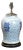 1920s Chinese Blue and White Double Happiness Temple Jar Mounted as a Table Lamp For Sale