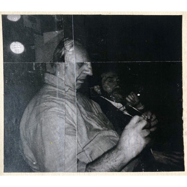 Martin Sumers, Vintage Abstract Expressionist Hyman Bloom Photo Collage Assemblage Photograph, 1998 For Sale