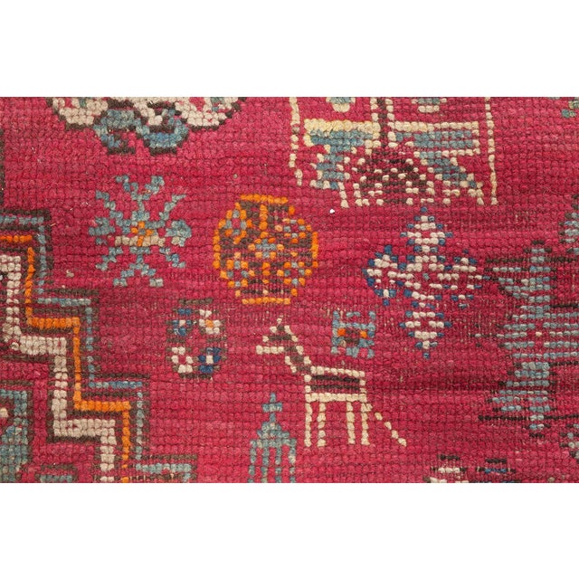 Early 20th Century Doris Leslie Blau Vibrant Vintage Moroccan Rug For Sale - Image 5 of 9