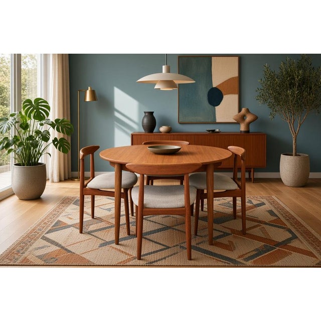 Mid-Century Modern Chairs in Teak by Arne Hovmand Olsen for Mogens Kold, 1960s, Set of 6 For Sale - Image 3 of 18