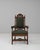 1900s French Baroque Revival Oak Armchair with Upholstered Cushions For Sale - Image 16 of 18