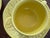 Yellow Vintage Secla Cabbage Ware Citron Yellow Majolica Cup and Saucer For Sale - Image 8 of 12
