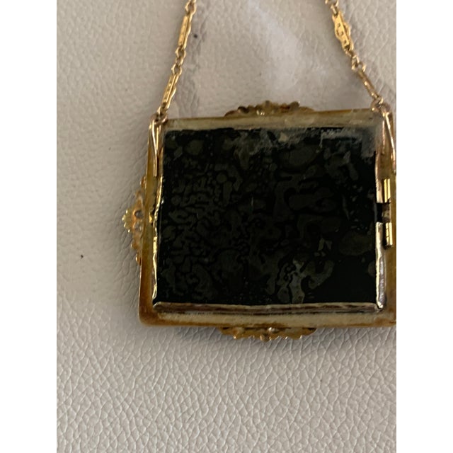 Antique Micro Mosaic Pendant Necklace – 14k Gold Frame For Sale - Image 10 of 10