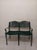 Vintage Cast Iron Patio Bench Lattice Design Green Mid Century Modern For Sale - Image 11 of 14