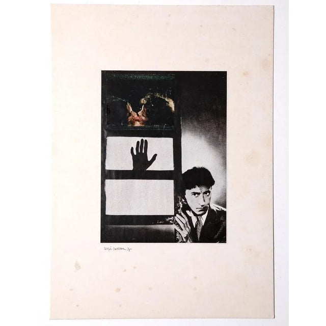 The hand is an original contemporary artwork realized by sergio barletta (b. 1934) in 1965. Original photo applied on...