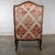 Red Late 19th to Early 20th Century French Louis XV Style Wingback Chair Walnut Cowtan and Tout Fabric For Sale - Image 8 of 18