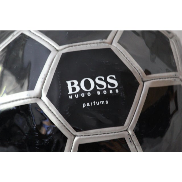 Black Soccer Football in Faux Leather For Sale - Image 8 of 13