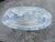 Ethan Allen Vintage Ethan Allen Oval Brass Glass Coffee Table For Sale - Image 4 of 11