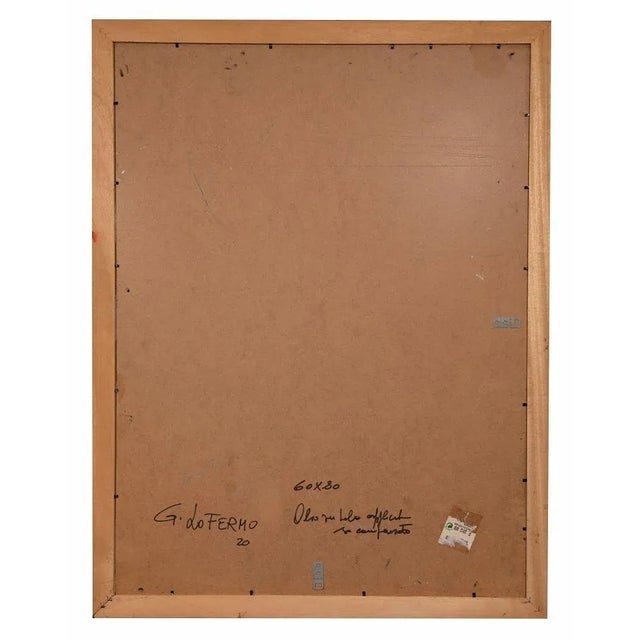 Giorgio Lo Fermo, Geometrical Composition, Oil Paint, 2010 For Sale - Image 3 of 4