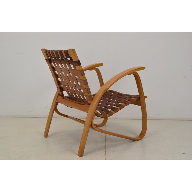 Bent Beechwood Armchair by Jan Vaněk, 1930s For Sale - Image 17 of 18