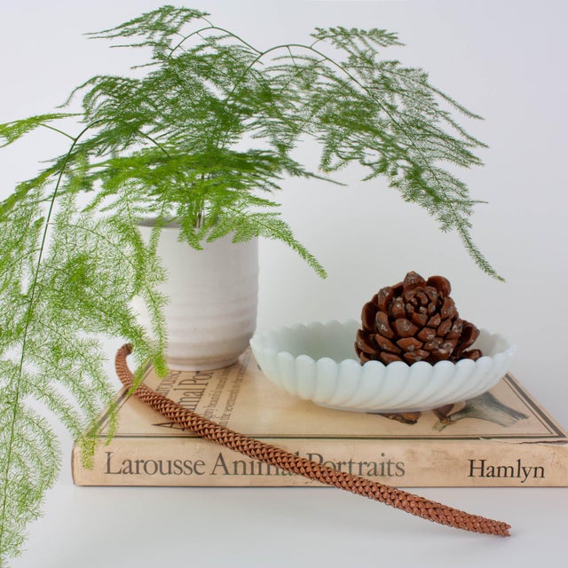 White Opaline Glass Bowl from Ivima, 1940s For Sale - Image 6 of 18