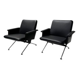 Mid-Century Modern No. 1432 Lounge Chairs by Andre Cordemeijer for Gispen, 1961, Set of 2 For Sale