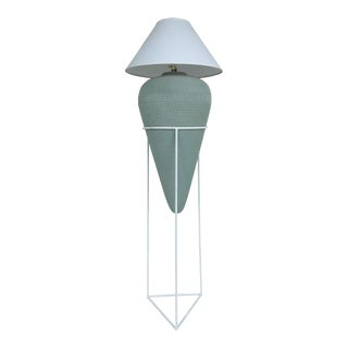 Gregory Van Pelt Flute Chicago Floor Lamp in Corrugated Cardboard For Sale