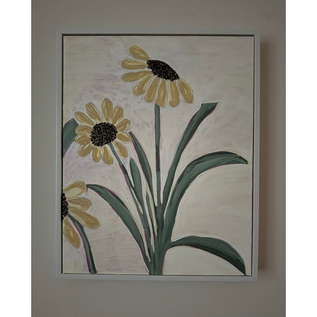 Modern Abstract Folk Art Floral Acrylic Painting, “Tennessee Blooming 2,” Signed, Dated For Sale In Memphis - Image 6 of 6