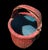 Late Qing Dynasty Hand Painted/Woven Chinese Fishers Basket For Sale - Image 17 of 18