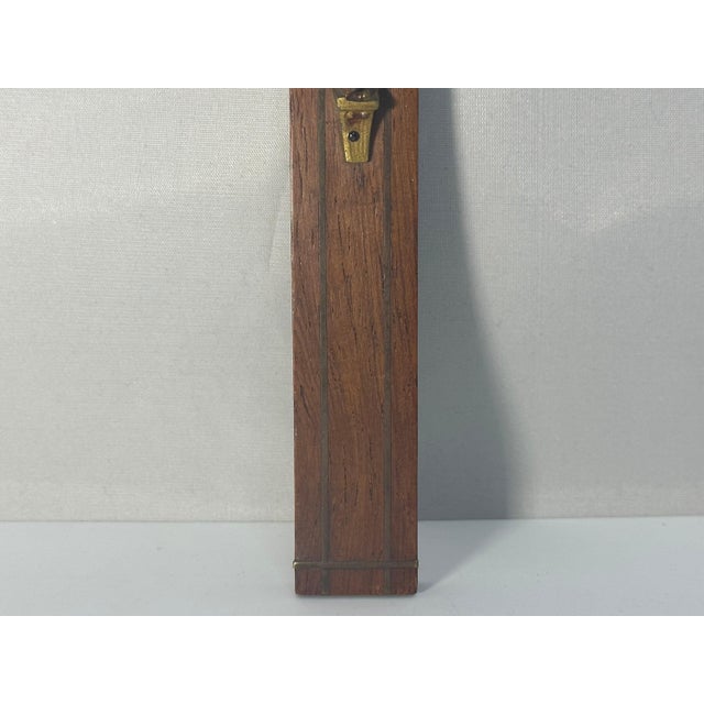 Art Deco Crucifix: Gold Gilt Jesus, Walnut Cross (9.75" Tall) For Sale - Image 6 of 9