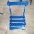 Blue Metal Dining Chairs, Set of 14 For Sale - Image 12 of 18